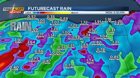 Beneficial rain to start holiday week 